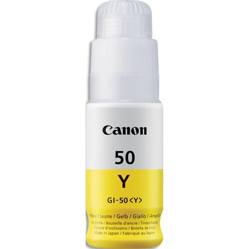 Canon bouteille d'encre jaune GI-50 Y - 3405C001 - 170 ml - Compatible Pixma G5050/G5070/G6050/G6070/G7050/GM4050_0