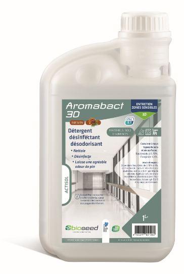 Désinfectant désodorisant Aromabact Plus - Pin - 1L doseur - B009 - bactéricide et fongicide_0