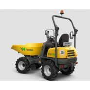 Dw15e mini-dumper sur pneu - wacker neuson - 1500 kg_0