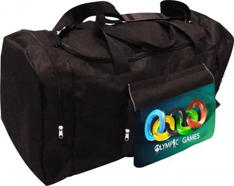 GRAND SAC DE SPORT AVEC RABAT IMPRIMABLE