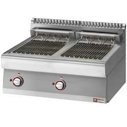 Grill-vapeur électrique 1/1 module VEX87-PB - Surface de cuisson 2x 270x450 mm - En acier inox AISI 304_0