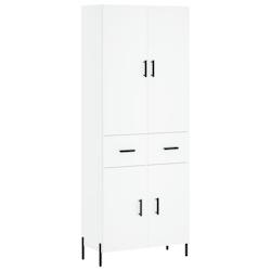 Helloshop26 - Buffet bahut commode armoire meuble de rangement organisateur cuisine salle de séjour salon haut 69,5 x 34 x 180 cm 02_0032580 - 300021_0