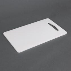 Planche à Découper Professionnel de Bar - Hygiplas - blanc plastique polypropylène CD269_0