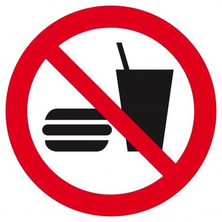 Interdiction de manger ou de boire d.180mm TALIAPLAST | 627205_0