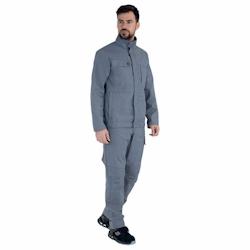 Lafont - Pantalon de travail coton majoritaire BASALTE Gris Taille S - S gris 3609705687102_0