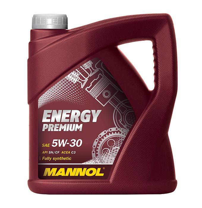 MANNOL - Huile moteur Energy Premium 5W-30 - 5L - MN7908-5 - Synthétique - ACEA C3, API SN, API CF_0