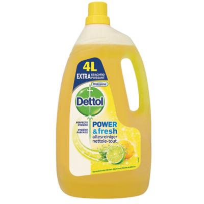 Nettoyant multi-usages Dettol Power & Fresh citron 4 L_0