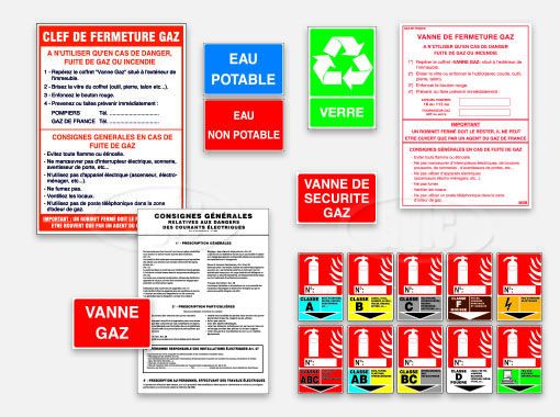 Panneau consignes de sécurité - AGIC - M1 - Informations incendie et évacuation_0