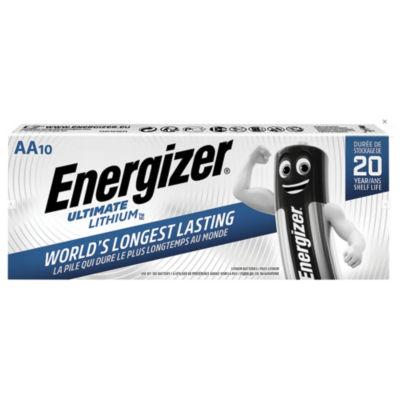 Piles Lithium Energizer Ultimate LR06 AA, lot de 10_0