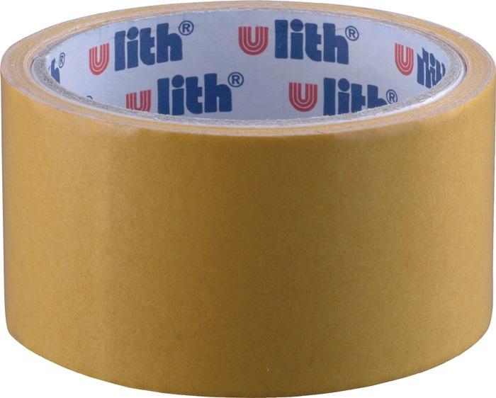 Ruban Adhésif de pose double face 468/E longueur 25 m largeur 50 mm beige rouleau ULITH_0