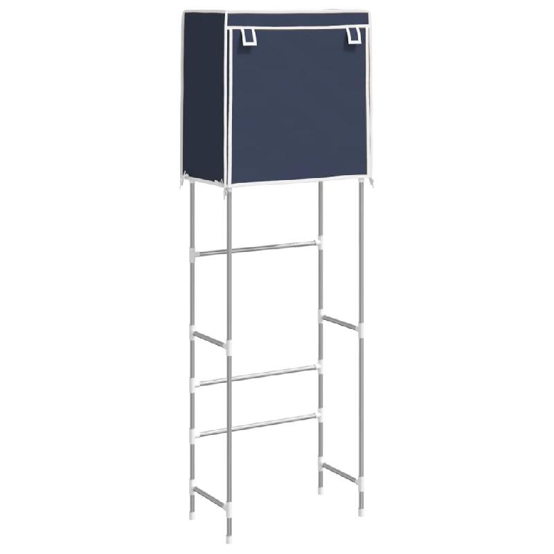 SUPPORT DE RANGEMENT 2 NIVEAUX SUR TOILETTE 56 X 30 X 170 CM BLEU 02_0005449_0