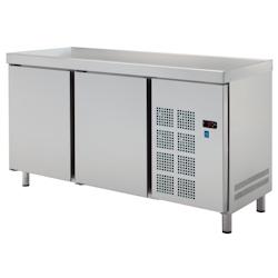Table froide centrale gn 1/1 2 portes - 1345x700x850 mm - 190 W 230/1V - 7C258950 Eurast - inox 7C258950_0