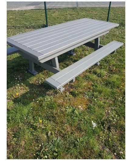 Table pique-nique Vinci 100% RECYCLÉE_0