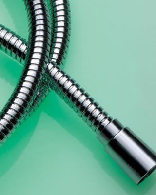 Tuyau flexible métallique - norme EN1113 - laiton CU362N chromé - longueur personnalisable_0