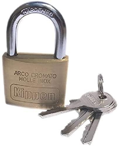 KIPPEN 2002C1 - Cadenas à anse de 30 mm avec corps en laiton et arc en acier trempé_0