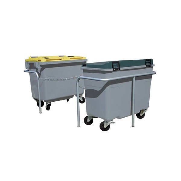 472662 - Abris poubelles et conteneurs Artix fixe - acier - L129 x P75 x H86,5 cm - 1001 poubelles_0