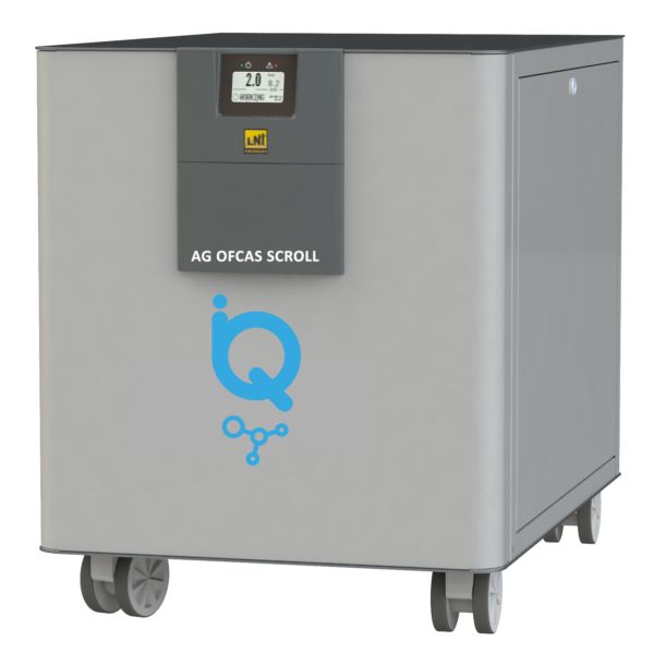 Compresseur d'air à spirales Ag OFCAS Scroll iQ - LNI Swissgaz - 1,8kW à 2,5kW - technologie silencieuse et sans huile_0