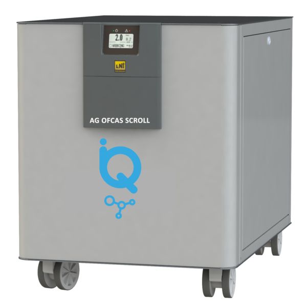 Ag ofcas scroll iq compresseur d'air à spirales - lni swissgaz - puissance nominale (max) 1,8kw à 2.5 kw_0