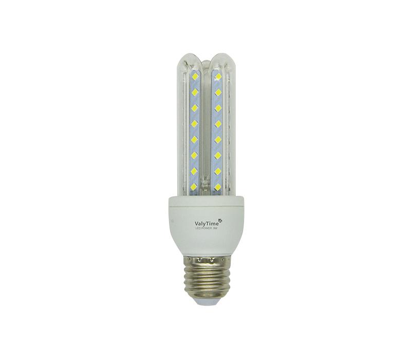 Ampoule LED 3U E27 - 9W, 720 lumens, 220V, lumière chaude 3000K, classe A+, 360°_0