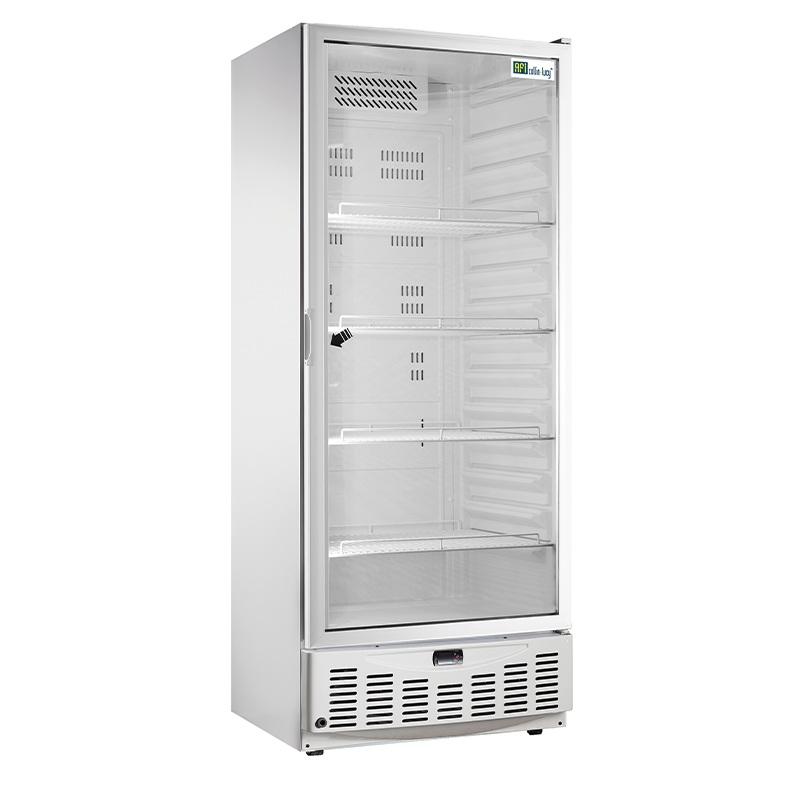 Armoire réfrigérée inox 1 porte vitrée gn 2/1 température +1/+8°c -... - PN500V_0