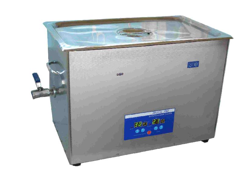 Bacs de nettoyage à ultrasons - 400 x 300 x 300 mm - 35 litres - Thermostat et minuterie intégrés_0