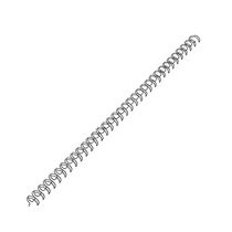 BAGUETTE RELIURE MÉTALLIQUE 34 ANNEAUX 8 MM NOIRE - BOÎTE DE 100