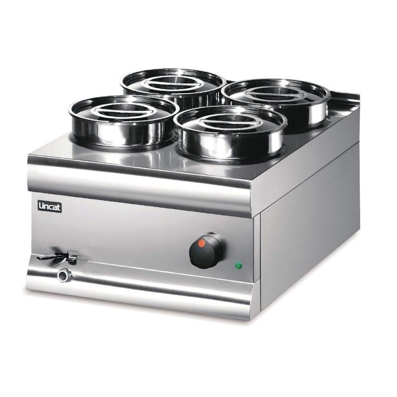 Bain-marie 4 pots Silverlink 600 - modèle BS4W J953 - inox - capacité 4x4,5L - chaleur humide_0