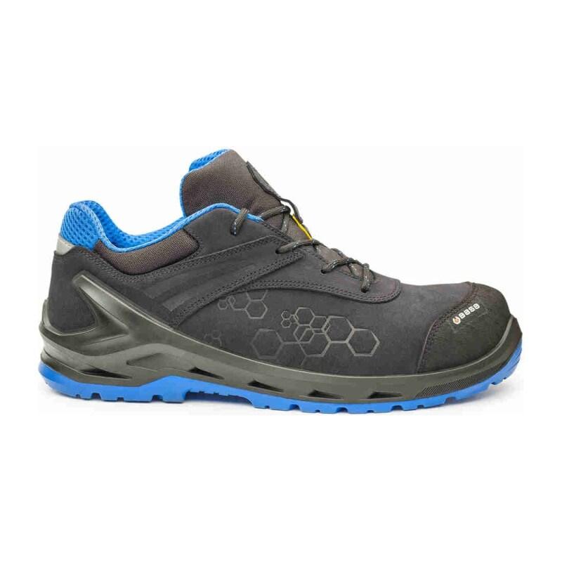 Base - Baskets de sécurité basses en cuir Nabuteck noir et bleu I-ROBOX S3 http://carbonn.Fr/img/co/336.Jpg Taille 43 - 43 matière synthétique 805_0