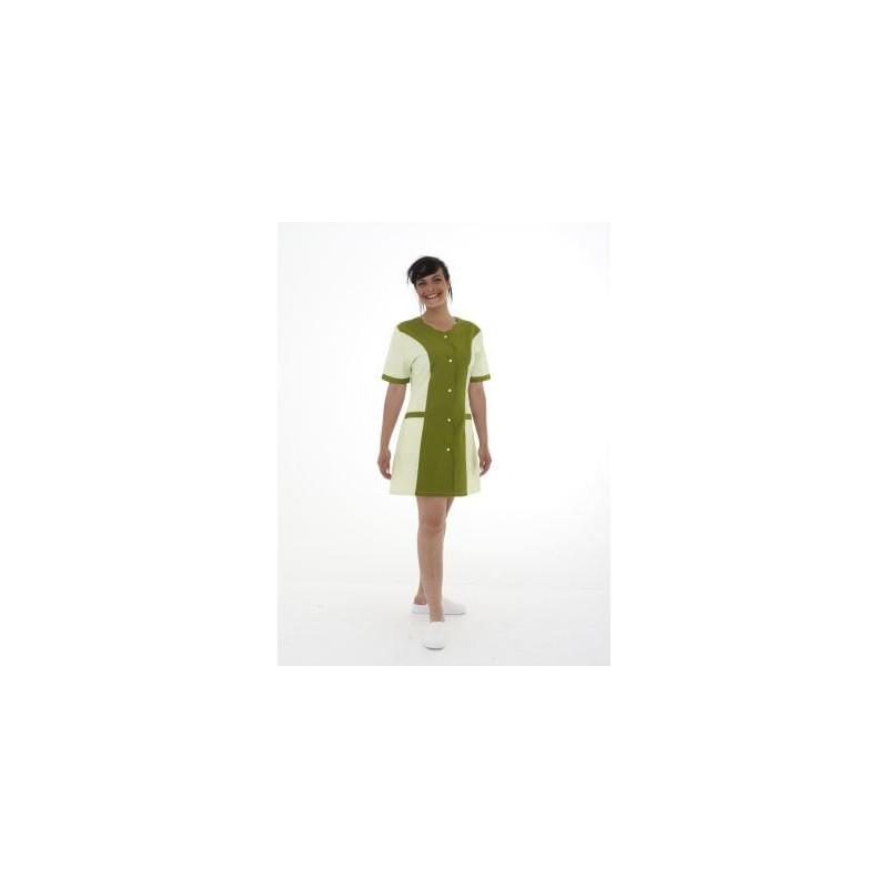 Blouse Diana - manches courtes 3/4 - coupe ajustée - 4 poches - 2 fentes dos - fermeture par pressions_0