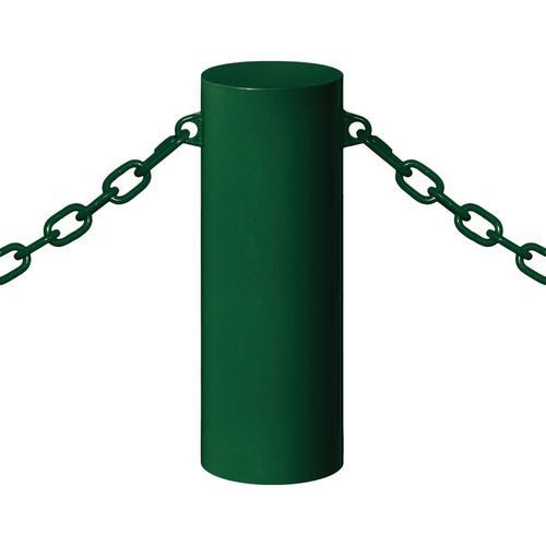 BORNE BARCELONE Ø 22 CM 2 ANNEAUX - ZINC VERT 6005 - PROCITY