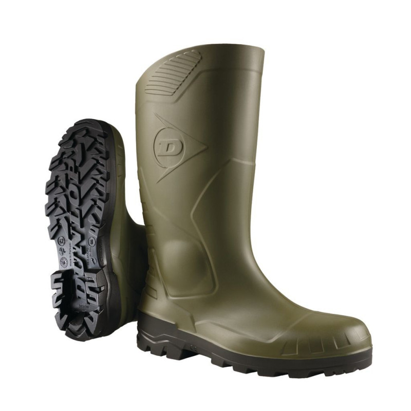 Botte DE SECUrite impermeable S5 verte_0