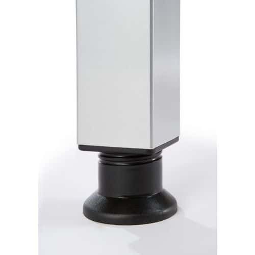 BUREAU À PIÈTEMENT EN U-160 X 80CM-HÊTRE-ARGENT - HAMMERBACHER