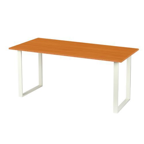 BUREAU SQUARE 160 X 80 X 75 CM DESIGN DROIT CERISIER