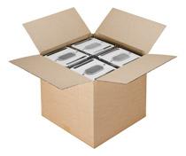 CAISSE AMÉRICAINE KRAFT BRUN DOUBLE CANNELURE H 50 X L 50 X P 50 CM - LOT DE 10