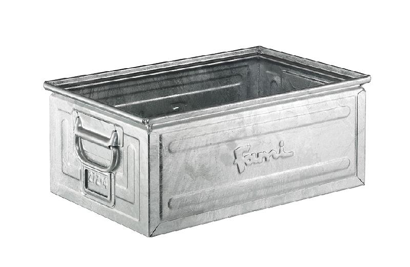 CAISSE MÉTALLIQUE ZINGUÉE 27 LITRES 450X300 MM