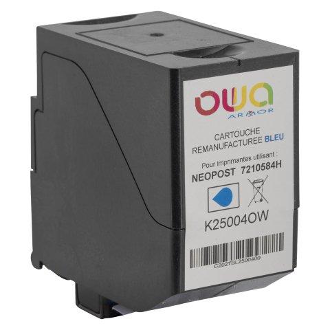 OWA - CARTOUCHE BLEUE ÉQUIVALENTE 7210584H POUR MACHINE À AFFRANCHIR NEOPOST-SATAS IS330 ET IS350 (QUADIENT) - CARTOUCHE COMPATIBLE
