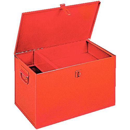 COFFRE CHANTIER CP06 AVEC PLATEAU AMOV DI M 600X350X350MM