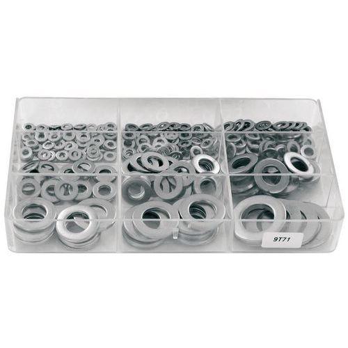 COFFRET PLAST 9T71 DIN125A RONDELLE PLATE INOX A2