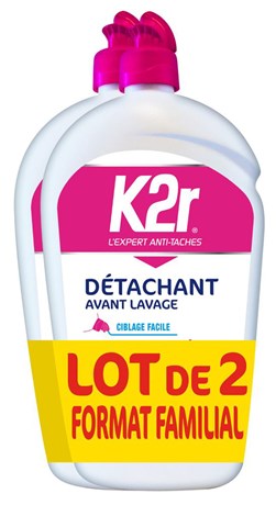 DÉTACHANT AVANT LAVAGE K2R 750 ML (VENDU PAR 2)