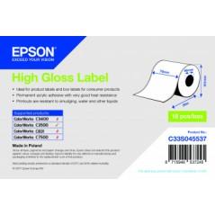 Epson rouleau adhésif continu blanc brillant - High gloss 76x33m pour TM-C3500_0