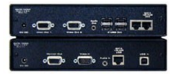 Ext5 - Déports KVM via câble Cat.5 : VGA, USB, audio - Compatible CRT et TFT, jusqu'à 180m_0