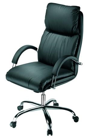 FAUTEUIL DE DIRECTION ERGONOMIQUE NADIR CUIR NOIR