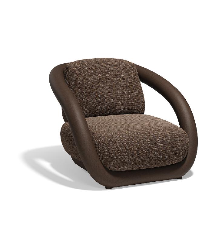 Fauteuil lounge in & out MEL - marron_0