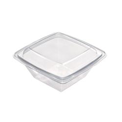 FHC evolupack FHC - 300Pcs - Saladier PET carré transparent  195x195mm H70mm 1000ml - transparent plastique FHC210SCB1001_0