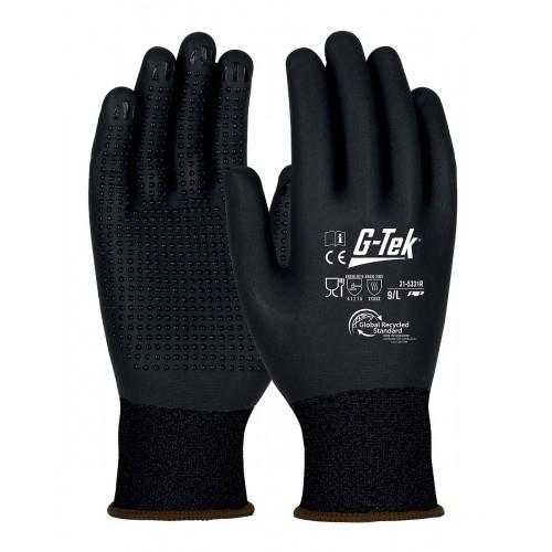 GANTS ANTI-COUPURES G-TEK TRICOTÉS -EN PET - NOIR - 31-5331R - T11 PIP