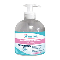 GEL HYDROALCOOLIQUE DÉSINFECTANT WYRITOL - FLACON À POMPE 300 ML