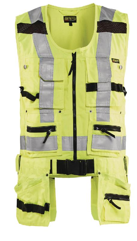 GILET PORTE-OUTIL HAUTE-VISIBILITÉ TAILLE XXXL - MANUTAN COLLECTIVITÉS