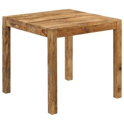 Helloshop26 - Table de salon salle à manger design Bois de manguier massif 82x80x76 cm 0902173 - 3001958351777_0