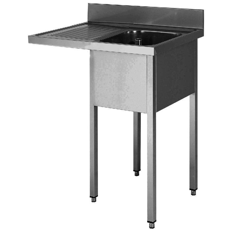 ITALCONCEPT L2G Plonge Inox 304 Soudee, Encastrement Lv Bac Droite 850mm x 1200mm x 700 mm - 3616350006165_0