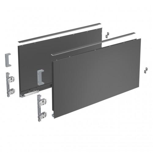 KIT TIROIR CASSEROLIER AVANTECH YOU - HAUTEUR 251 MM - L500 MM - ANTHRACITE HETTICH